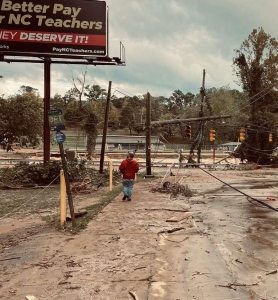 Hurricane disaster support with FEMA registration